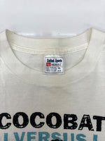 バンド band 90s 00s COCOBAT TEE ココバット Tシャツ United Sportsタグ I Versus I ヘビメタ バンT 半袖 白 Tシャツ ロゴ ホワイト XLサイズ 104MT-2347