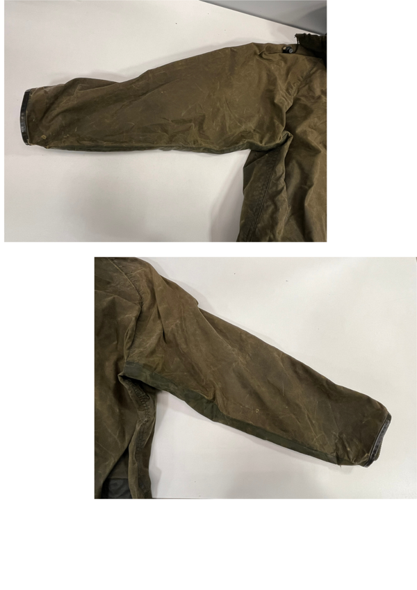 バブアー Barbour 90's 90年代 3ワラント BEDALE ビデイル ワックス コットン ジャケット オイルドジャケット フード パイルライナー フルセット VINTAGE ヴィンテージ A100 C43 ジャケット カーキ 101MT-5402