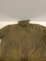バブアー BARBOUR 90's 90年代 3ワラント NORTHUMBRIA ノーザンブリア ワックス コットン オイルドジャケット ハーフコート VINTAGE ヴィンテージ A400 C42 ジャケット カーキ 101MT-5238