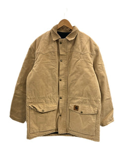 カーハート Carhartt 90s 90's 99年 MADE IN USA カバーオールダックジャケット ヴィンテージ 茶 C08WET ジャケット ベージュ 101MT-5289