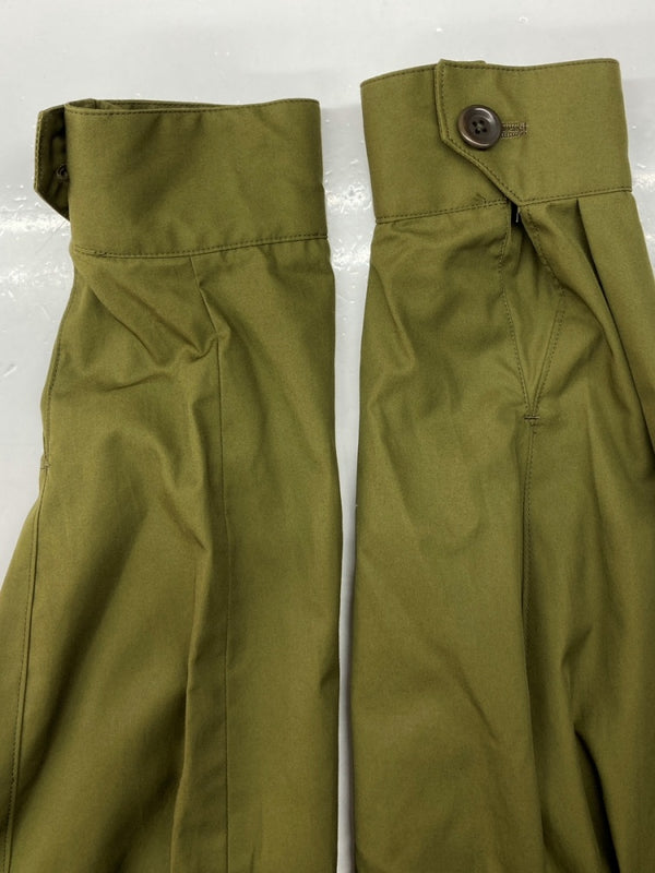 カレドアー Caledoor Gabardine British Short Blouson ブリティッシュ ショート ブルゾン アウター ハリントン KHAKI GREEN 緑 6031-2501 ジャケット 無地 カーキ Lサイズ 104MT-544