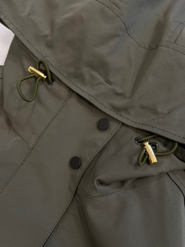 ニジュウサンク 23区 ライトアウター フード付き ブルゾン 7031233 ジャケット カーキ サイズ38 101LT-163