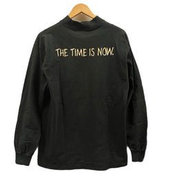 ヴィンテージ vintage 90's 90年代 Larry LaBonte EARTH WARRIOR THE TIME IS NOW. ラリーラボンテ 写真家 アートT MADE IN USA アメリカ製 ロンT ブラック Lサイズ 101MT-5188