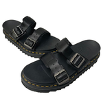 ドクターマーチン Dr.Martens MYLESスライドサンダル レディース靴 サンダル その他 ブラック EU38サイズ 201-shoes1397