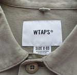 ダブルタップス WTAPS 21AW BUDS/LS/COTTON.SERGE バッツ ロングスリーブ シャツ  212BRDT-SHM02 3 長袖シャツ カーキ 103MT-2968