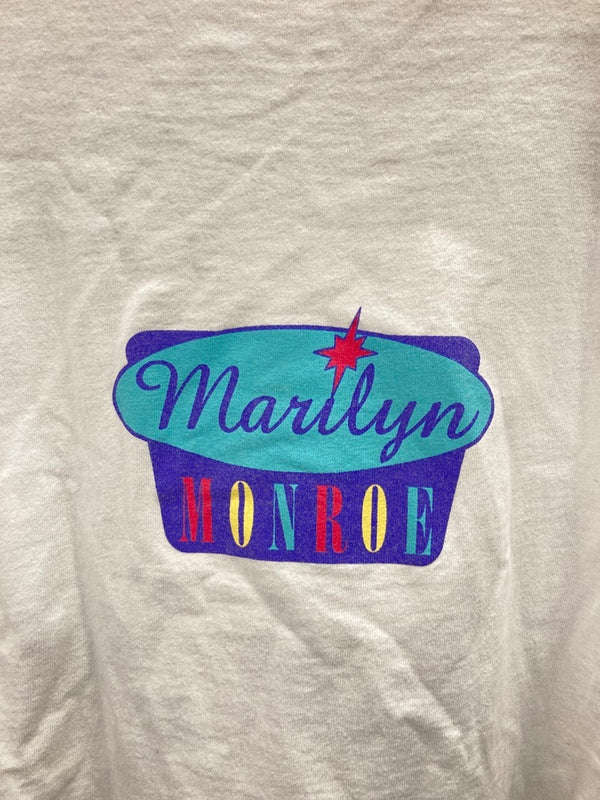 ヴィンテージ vintage 90s マリリンモンロー Marilyn Monroe ©1995 袖シングル US古着 袖シングル 白 XL Tシャツ ホワイト LLサイズ 101MT-2968