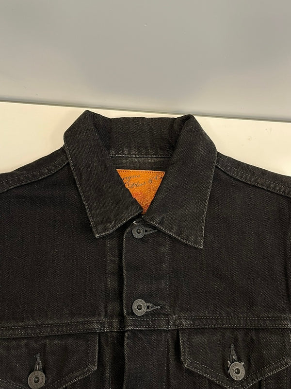 バーガスプラス BURGUS PLUS デニムジャケット Gジャン ブラックデニム Lot 71955BK サイズ36 ジャケット ブラック 101MT-4598