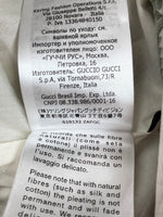 グッチ GUCCI ミケーレ期 ハワイアン ボタニカル コットン ドレス HAWAIIAN BOTANICAL COTTON DRESS ミモレ丈 ミディ丈 総柄 BEIGE ワンピース 花・植物 ベージュ SIZE40 104LT-149