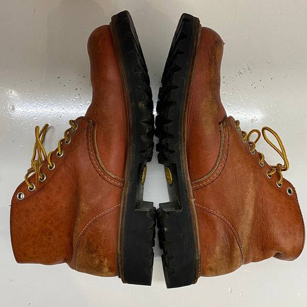 【曜日割引対象外】 レッドウィング RED WING アイリッシュセッター 羽タグ USA製 メンズ靴 ブーツ ワーク ブラウン 26.5cmサイズ 201-shoes1458 VB