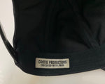 【中古】クーティー COOTIE 22AW Polyester Corduroy 6 Panel Cap 帽子 メンズ帽子 キャップ ロゴ ブラック 201goods-304
