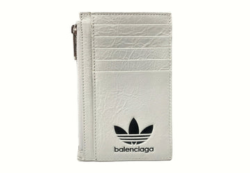 バレンシアガ BALENCIAGA × adidas アディダス FRAGMENT CASE フラグメント ケース 財布 カード コイン 白 黒 721896 財布・ケース メンズ財布 ロゴ ホワイト 104wallet-13