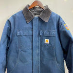 【曜日割引対象外】 カーハート Carhartt 00's トラディショナルコート USA製 ジャケット ネイビー 201MT-4709 VB