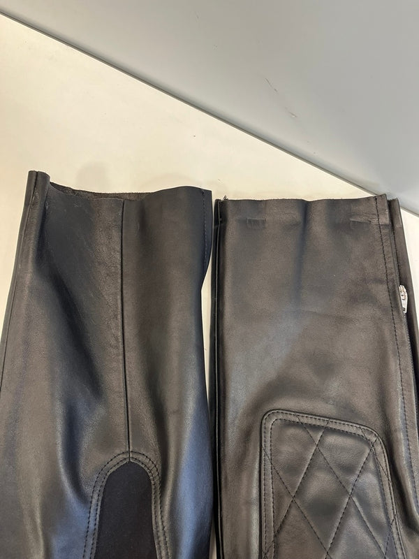 シンプソン SIMPSON 本皮 牛革 レザーパンツ バイカーパンツ ツーリング バイク用品 黒  ボトムスその他 ブラック Lサイズ 101MB-771