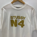 ステューシー STUSSY 00s 銀タグ N°4 Tシャツ Tシャツ ホワイト Lサイズ 201MT-3893