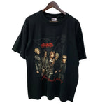 【曜日割引対象外】 バンド band エアロスミス Aerosmith 2001 WORLD TOUR Tシャツ ブラック XLサイズ 201MT-3599 VB