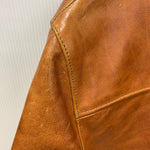 アヴィレックス AVIREX A-1 レザージャケット 6151112 ジャケット ブラウン 40サイズ 201MT-4686