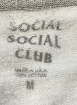 アンチソーシャルソーシャルクラブ ANTI SOCIAL SOCIAL CLUB AntiSocialSocialClub スウェット トレーナー トップス 裏起毛 プリント ロゴ パーカー グレー灰 フーディー  スウェット プリント グレー Mサイズ 101MT-499