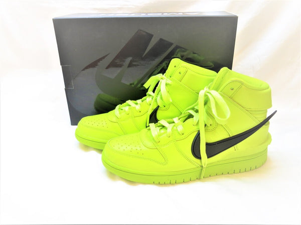 ナイキ NIKE AMBUSH® NIKE DUNK HIGH FLASH LIME アンブッシュ ナイキ ダンク ハイ 箱付き  CU7544-300 メンズ靴 スニーカー イエロー 27cm 101-shoes34