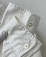 ワコマリア WACKO MARIA コットンシャツ 日本製 09AW-SHI-16 長袖シャツ ロゴ ホワイト Lサイズ 201MT-1295