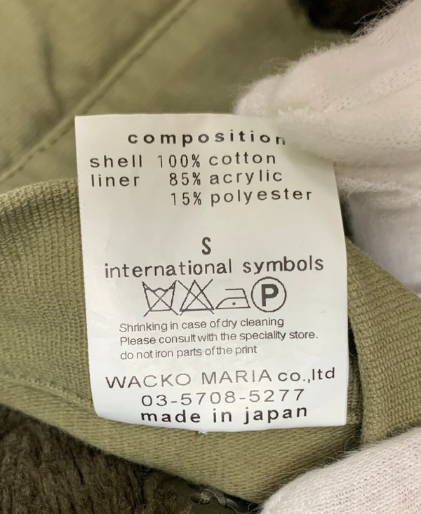 ワコマリア WACKO MARIA GUILTY PARTIES デッキジャケット N-1 日本製 ジャケット ロゴ カーキ Sサイズ 201MT-1362