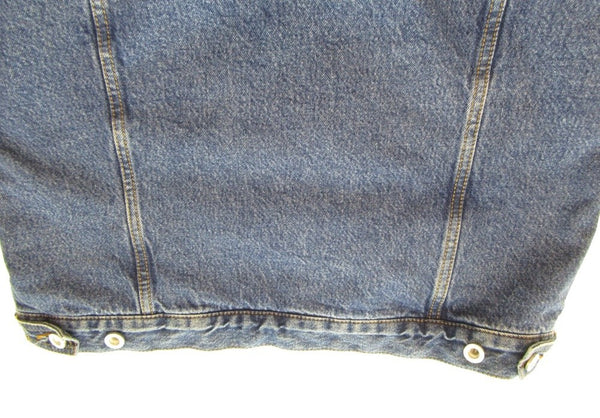 DIESEL ディーゼル ボア デニムジャケット 上着 ジャケット Gジャン ブルー系 ネイビー系 インディゴ 青 紺 メンズ サイズL (TP-875)