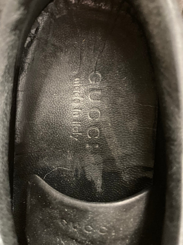 グッチ GUCCI BOULEVARD シェリーライン ローカット レザー 黒 ブラック シューズ スニーカー 表記サイズ40 157499 メンズ靴 スニーカー ブラック 101-shoes458