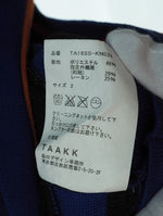 ターク TAAKK 16SS Block border knit Short ブロックニットボーダーTシャツ サイズ2 半袖ニット 半袖カットソー サマーニット 青  TA16SS-KN026 トップスその他 ボーダー ブルー 101MT-647