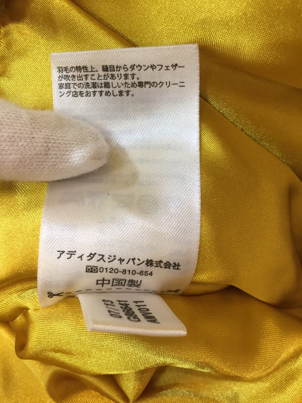 adidas× JEREMY SCOTT アディダス ジェレミースコット ダウン ジャケット 花 イエロー O 新品