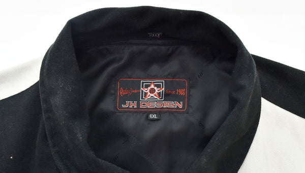 JH DESIGN ジェーエイチデザイン 90s SCARFACE Racing Jacket スカーフェイス レーシングジャケット ジャケット 刺繍 ブラック 6Lサイズ 103MT-153