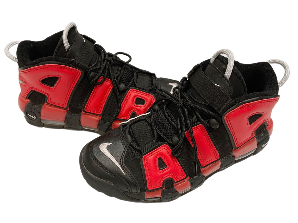 ナイキ NIKE AIR MORE UPTEMPO 96 BLACK/UNIVERSITY RED-MIDNIGHT NAVY