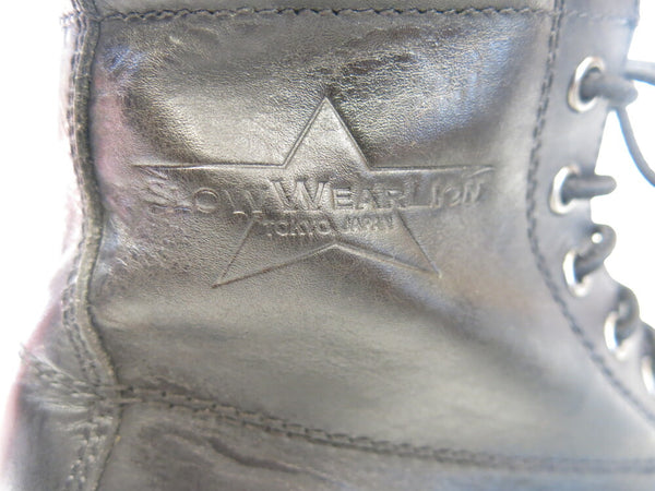 JACK ROSE ジャックローズ SLOWWEARLION ブーツ ジップ ブラック 黒 箱付き OB-832JV サイズM メンズ (SH-308)