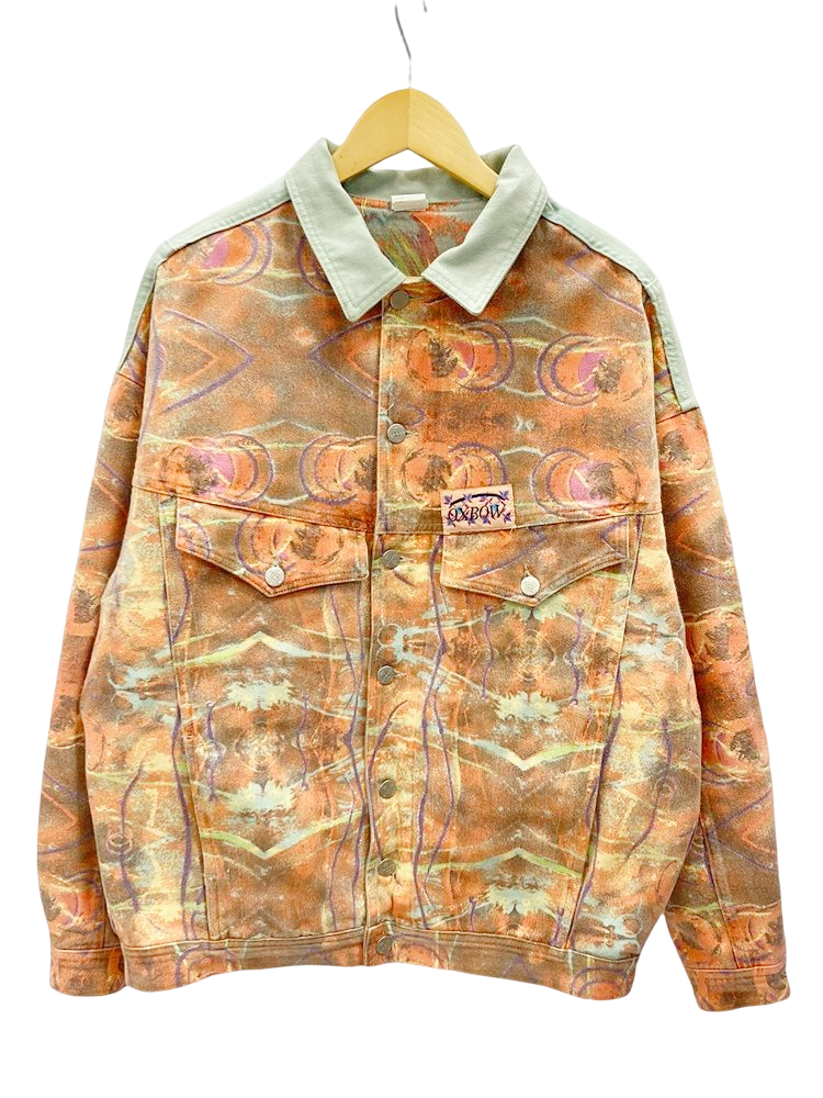 オックスボウ OXBOW JEAN JACKET IMPRIME デニム ジャケット マルチ