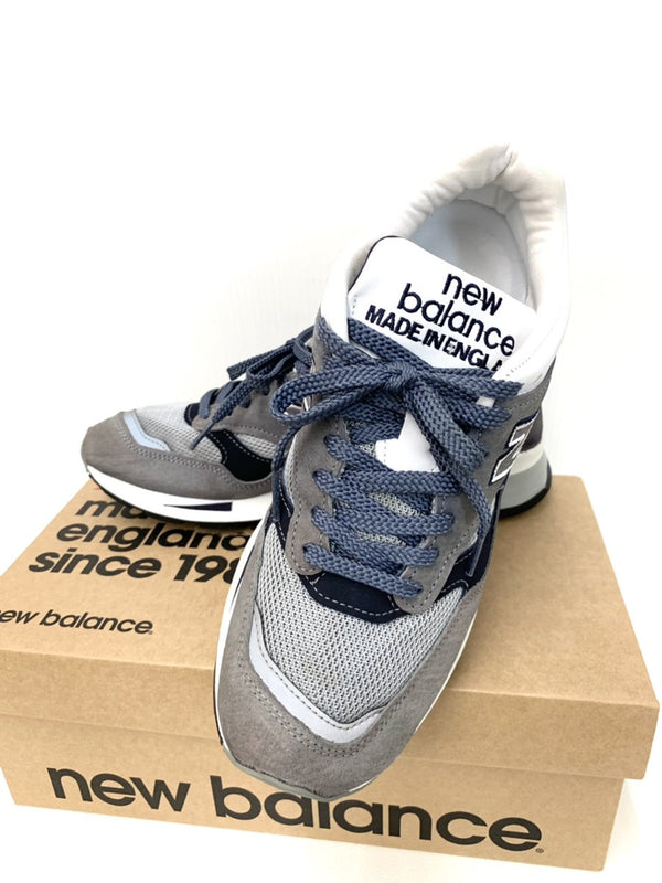 ニューバランス new balance Dワイズ スエード イングランド製 US7.5 M1500BN メンズ靴 スニーカー ロゴ グレー 201-shoes108