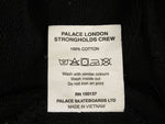 PALACE LONDON STRONGHOLD CREW パレス プリント スウェット ブラック メンズ size M
