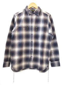 THE STEVENSON OVERALL CO. スティーブンソン オーバーオール エルボーパッチ チェック シャツ ジャケット size M