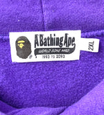 ア ベイシング エイプ A BATHING APE BAPEAVY METAL パーカ ロゴ パープル 3Lサイズ 201MT-1642