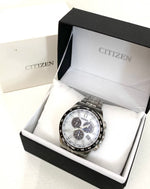 シチズン CITIZEN クロノグラフ CB5874-90A メンズ腕時計ホワイト 105watch-01