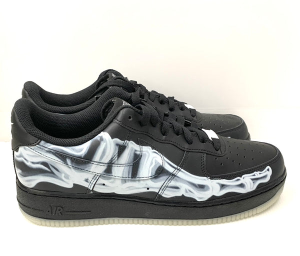 ナイキ NIKE エアフォース1 AIR FORCE 1 07 SKELETON QS BQ7541-001 メンズ靴 スニーカー ロゴ ブラック 28cm 201-shoes504