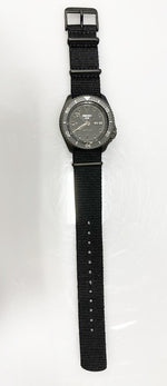 セイコー SEIKO  セイコーファイブ セイコー5 スポーツ 5スポーツ 自動巻き オートマチック オートマ メンズ オールブラック ナイロンベルト カレンダー 海外モデル SRPD79 メンズ腕時計ブラック 101watch-4
