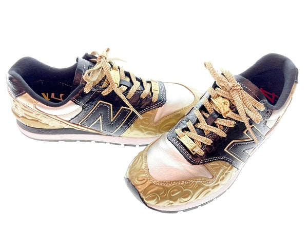 ニューバランス new balance CM996 FMG FRANCK MULLER GOLD フランク ミュラー ゴールド シューズ ブラック系 黒 ゴールド系 金  CM996 FMG メンズ靴 スニーカー ゴールド 28cm 101-shoes673