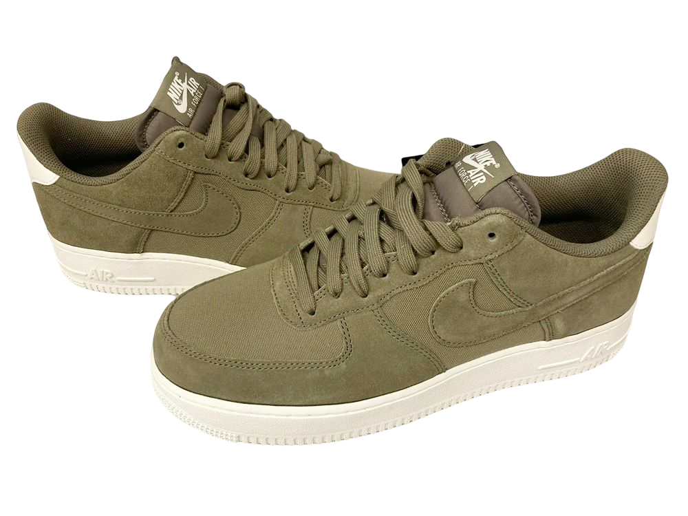 NIKE AIR FORCE 1 07 SUEDE MEDIUM OLIVE MEDIUM OLIVE SAIL AO3835 200 28.5cm 101 shoes829