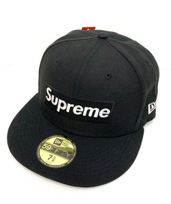 【中古】シュプリーム SUPREME 22AW Money Box Logo New Era Cap マネー ボックスロゴ ニューエラ 帽子 メンズ帽子 キャップ 刺繍 ブラック 201goods-150