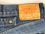 リーバイス Levi's 90S LEVI'S 701XX ビンテージ レプリカ ビックE 赤耳 J22 デニム ジーンズ ボトム DENIM ネイビー系 Made in JAPAN デニム 無地 ネイビー W29L34 101MB-221