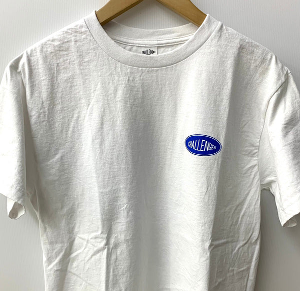 チャレンジャー CHALLENGER INCEPTION ロゴTシャツ Tシャツ ロゴ ホワイト Mサイズ 201MT-2155