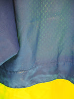 ナイキ NIKE 90s  ナイロンジャケット ライトアウター 薄手ジャケット 上着 アウター ジャージ メンズ  蛍光グリーン×ブルー ツートーン ジャケット ワンポイント グリーン LLサイズ 101MT-251