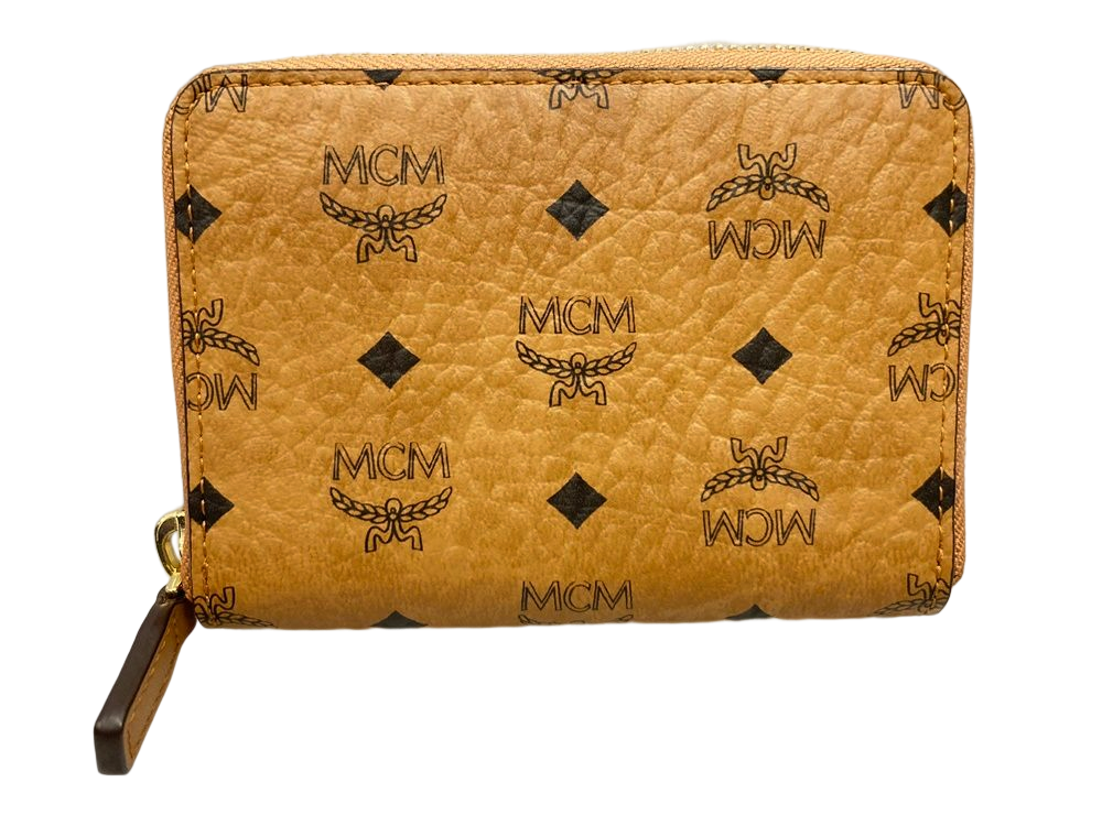 エムシーエム MCM ヴィセトス柄 ジップウォレット 財布 ミニ財布