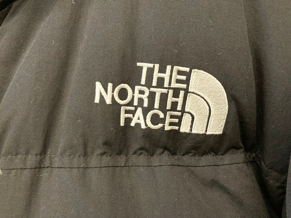 ノースフェイス THE NORTH FACE 90's バフィンジャケット Baffin jacket ダウン ジャケット アウター 刺繍ロゴ ブラック系 黒  607999 ジャケット ロゴ ブラック Mサイズ 101MT-1249