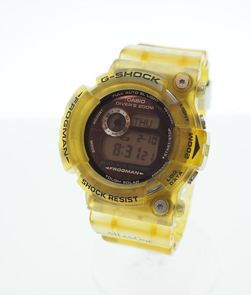 ジーショック G-SHOCK カシオ CASIO フロッグマン FROGMANイルカクジラ会議 デジタル 腕時計 タフソーラー GW-201  メンズ腕時計ブラック 101watch-19 | 古着通販のドンドンサガール