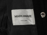 MARKAWARE マーカウエア ジャケット ウール ブラック メンズ サイズ3 A09C-07BL010