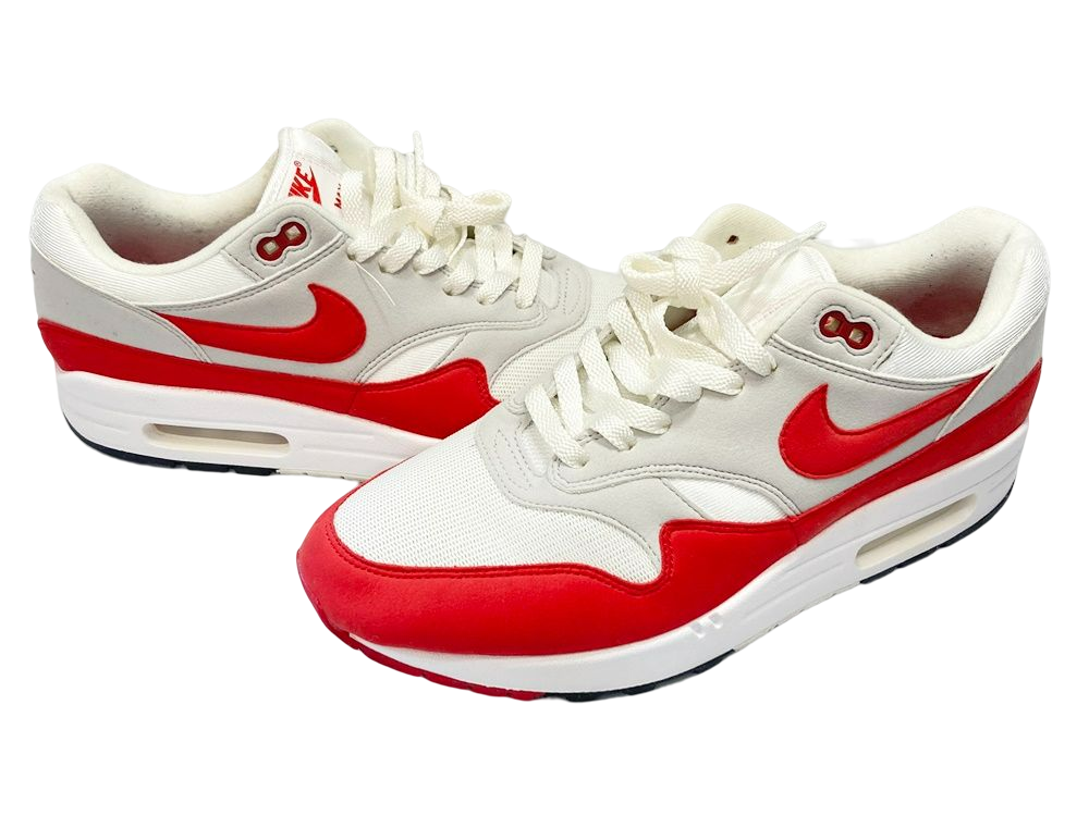 ナイキ NIKE AIR MAX 1 ANNIVERSARY WHITE/UNIVERSITY RED エア